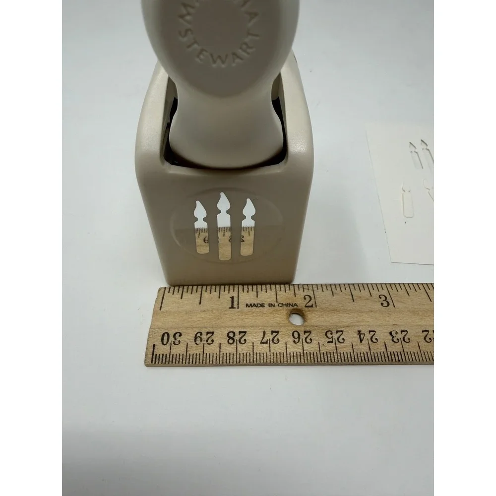 Martha Stewart Crafts 3 Candles Paper Punch Birthday Christmas Discontinued